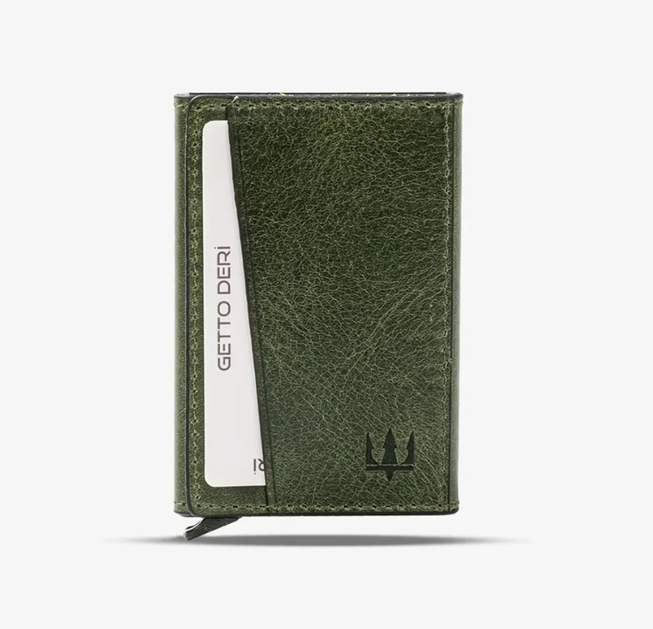 Hype Click Mekanizmalı Hakiki Deri Kartlık - 7