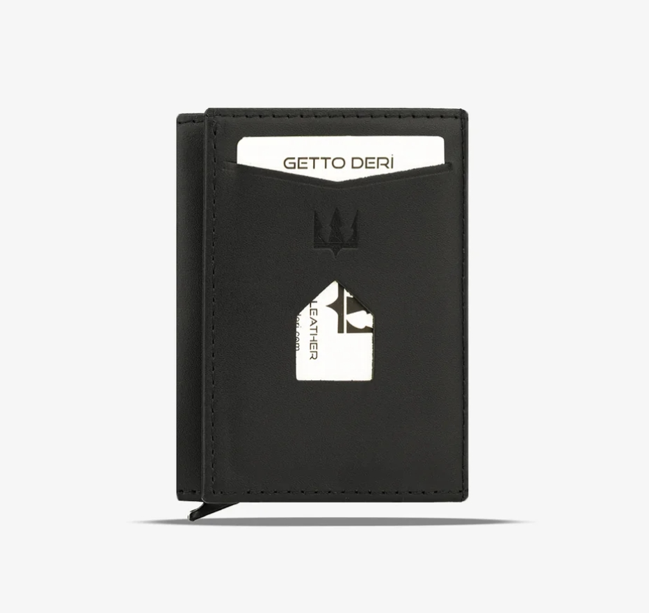GETTO DERI Prag Mekanizmalı Hakiki Deri Cüzdan - 9