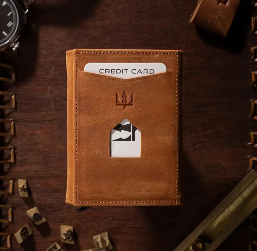 GETTO DERI Prag Mekanizmalı Hakiki Deri Cüzdan - 8