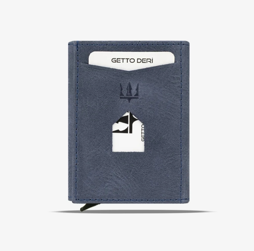 GETTO DERI Prag Mekanizmalı Hakiki Deri Cüzdan - 6