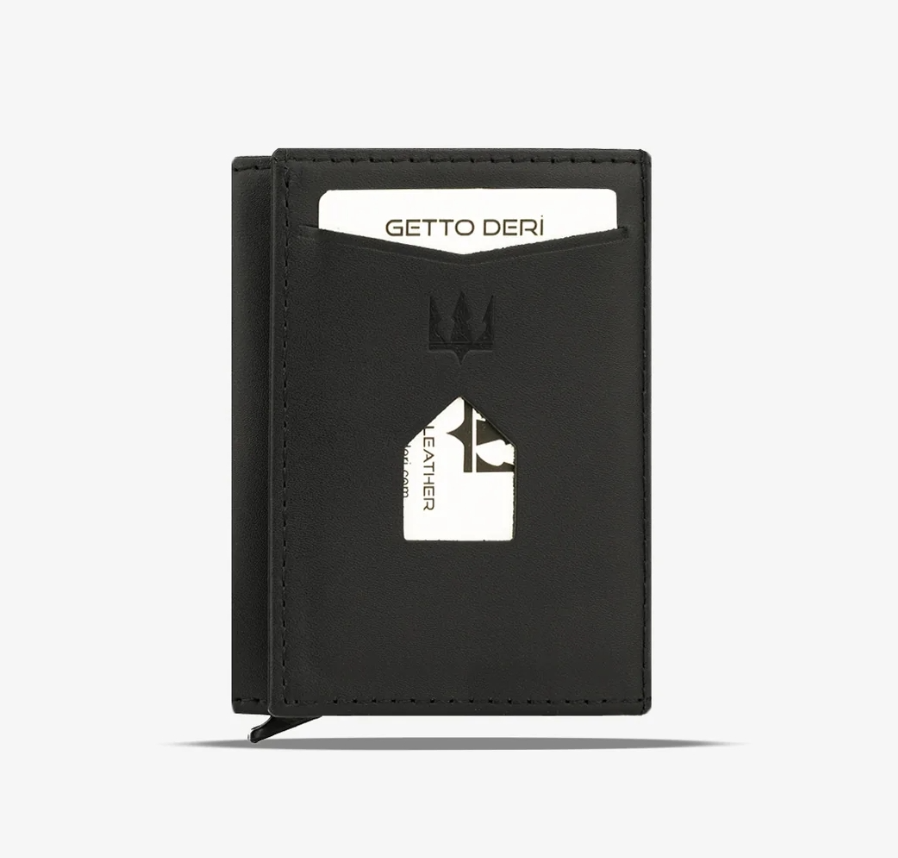 GETTO DERI Prag Mekanizmalı Hakiki Deri Cüzdan - 2