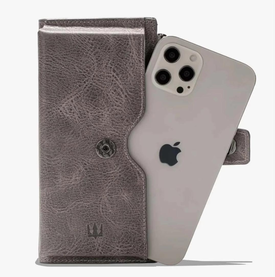 GETTO DERI Zoe Telefon Hazneli Hakiki Deri Cüzdan - 6