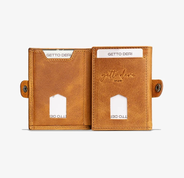 GETTO DERI Savana Minimal Hakiki Deri Cüzdan
