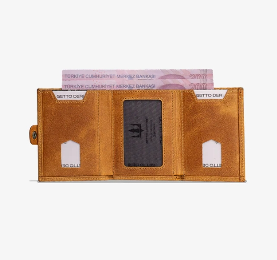 GETTO DERI Savana Minimal Hakiki Deri Cüzdan - 5