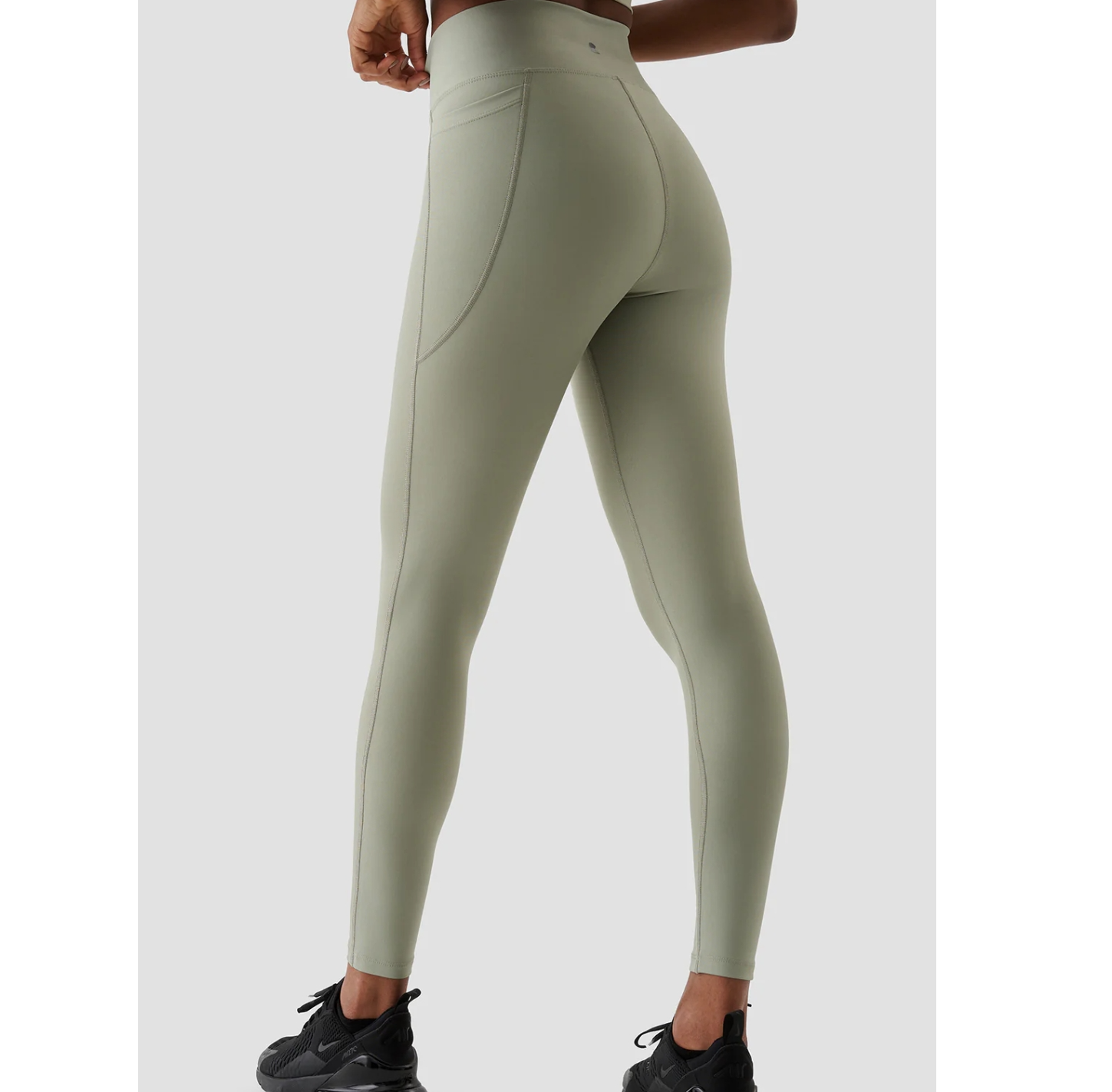 Superstacy Adele V Bel Detaylı Toparlayıcı Gül Spor Tayt - 3