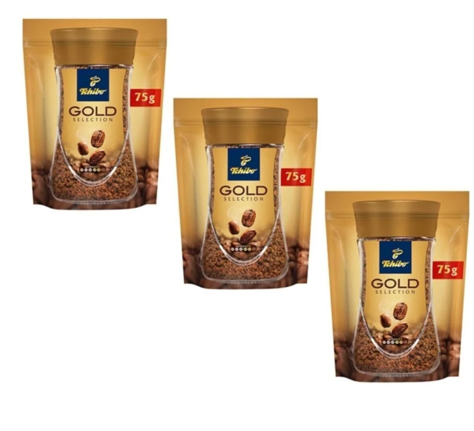 Tchibo Gold Selection Çözünebilir Kahve Ekonomik Paket 75 Gr X 3 Adet
