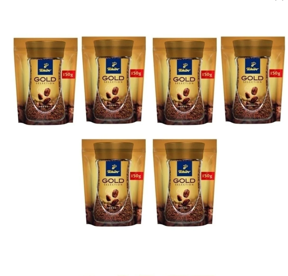 Tchibo Gold Selection Çözünebilir Kahve Ekonomik Paket 150 Gr 6'lı