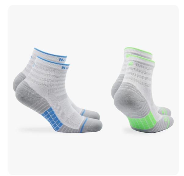 Norfolk CHEETAH Koşu Spor Performans ve Antreman Çorabı Beyaz 2'li Paket - 4