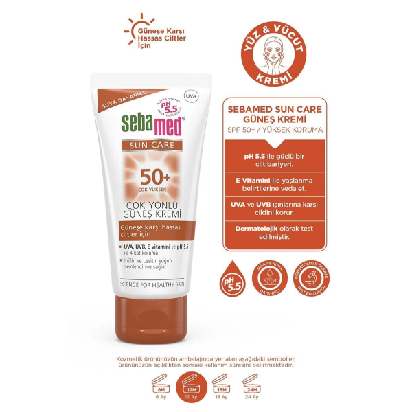 Sebamed Sun Care Çok Yönlü Güneş Kremi SPF50  50 ml - 4