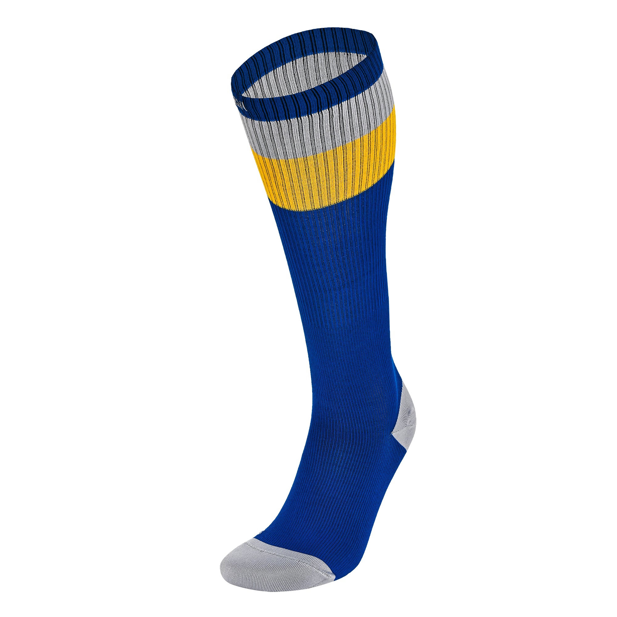 SEVILLA Gelişmiş Nem Kontrollü Light Compression Profesyonel Koşu Çorabı - Lacivert/Sarı - 7