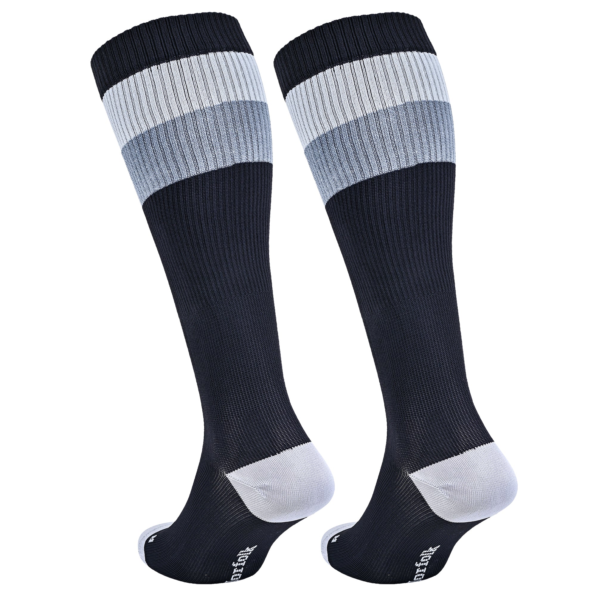 SEVILLA Gelişmiş Nem Kontrollü Light Compression Profesyonel Koşu Çorabı - Siyah/Gri - 5