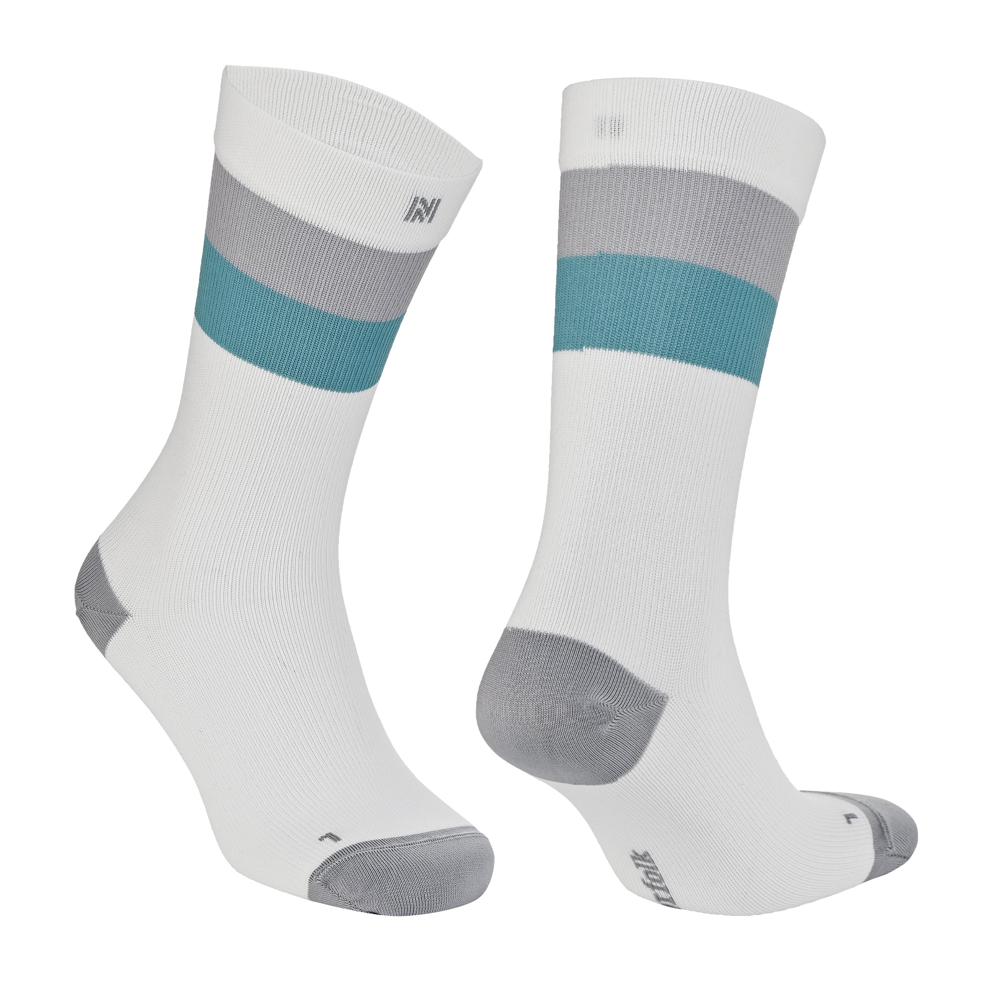 SEVILLA Crew Gelişmiş Nem Kontrollü Light Compression Profesyonel Koşu Çorabı - Beyaz