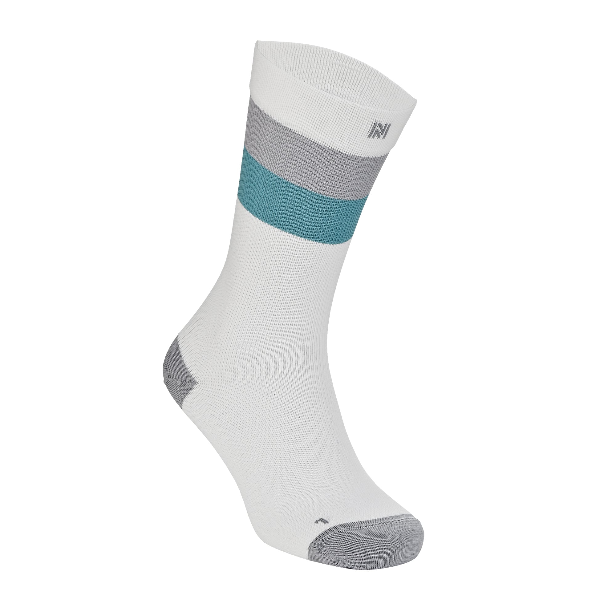 SEVILLA Crew Gelişmiş Nem Kontrollü Light Compression Profesyonel Koşu Çorabı - Beyaz - 5