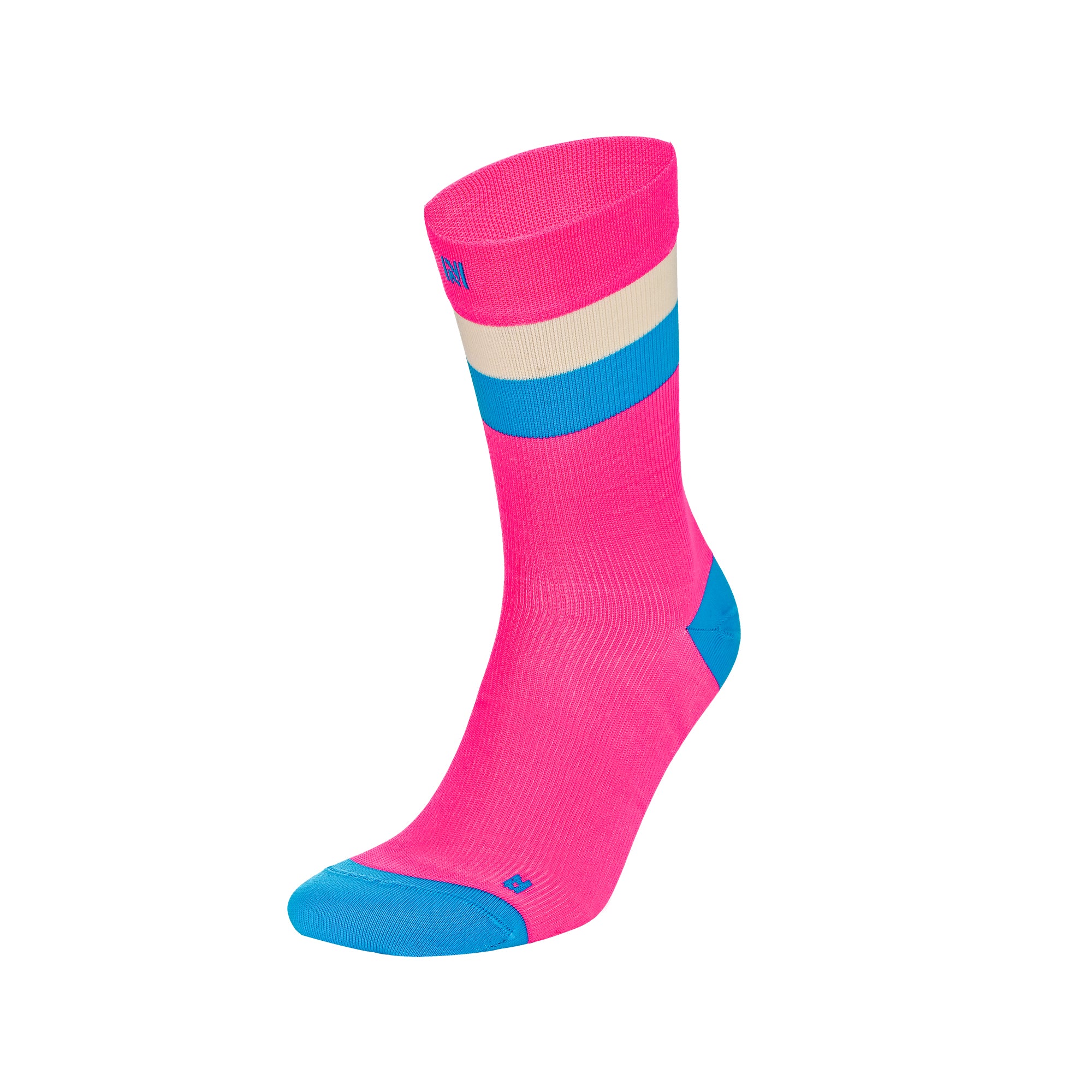 SEVILLA Crew Gelişmiş Nem Kontrollü Light Compression Profesyonel Koşu Çorabı - Pembe - 7