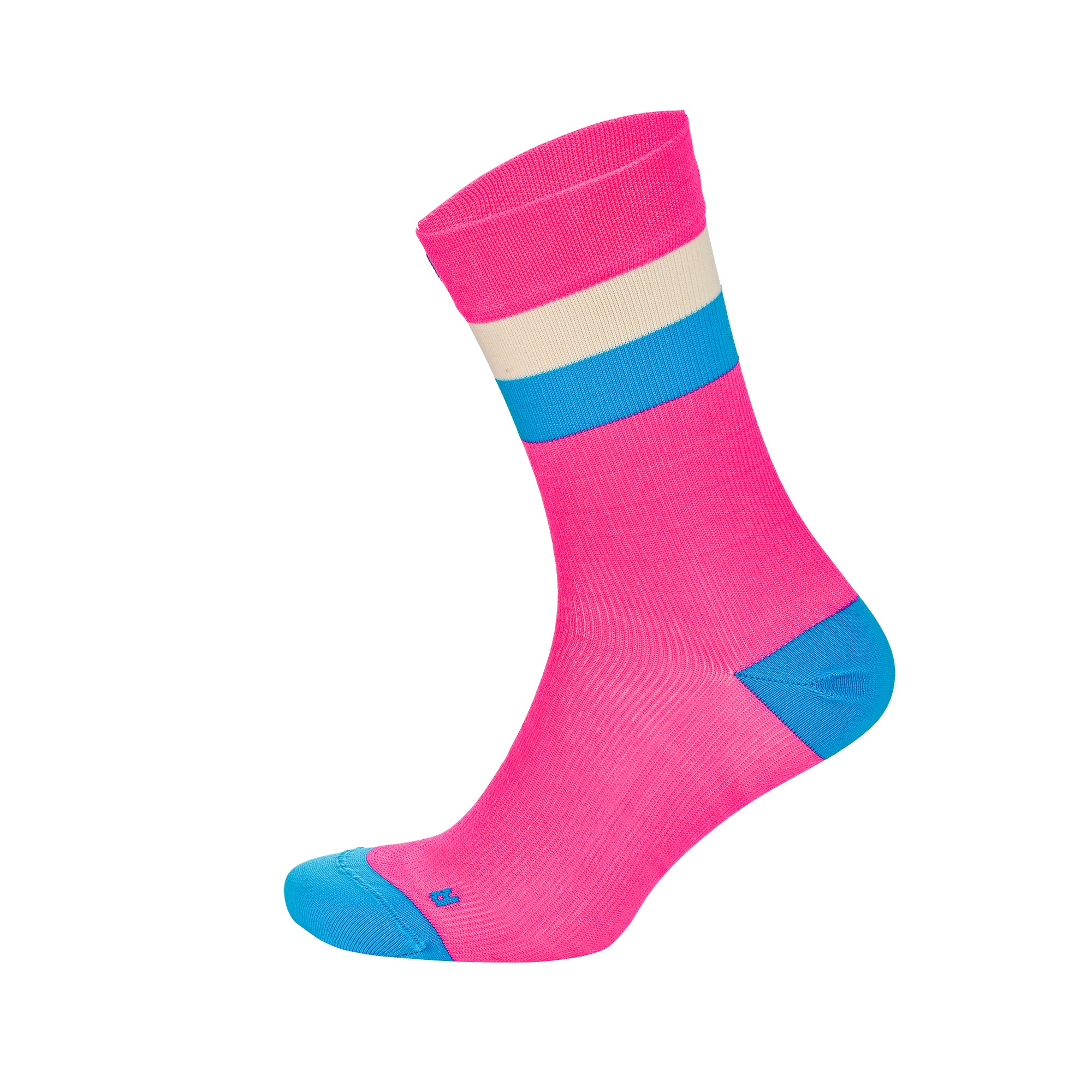 SEVILLA Crew Gelişmiş Nem Kontrollü Light Compression Profesyonel Koşu Çorabı - Pembe - 8