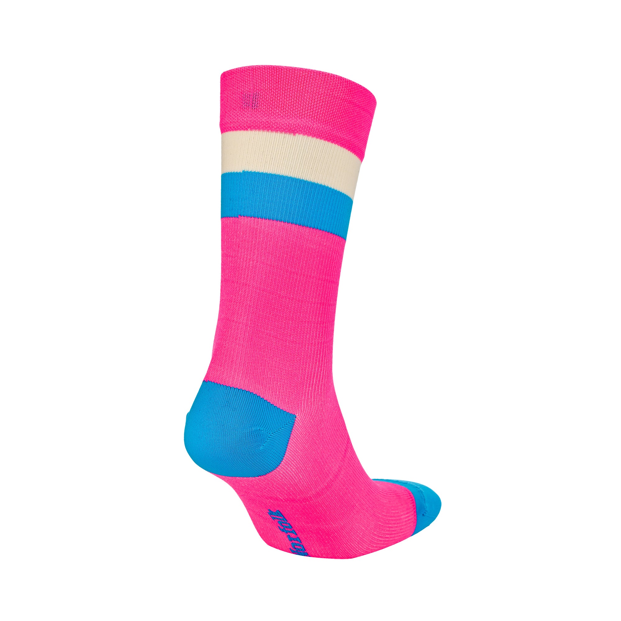 SEVILLA Crew Gelişmiş Nem Kontrollü Light Compression Profesyonel Koşu Çorabı - Pembe - 10