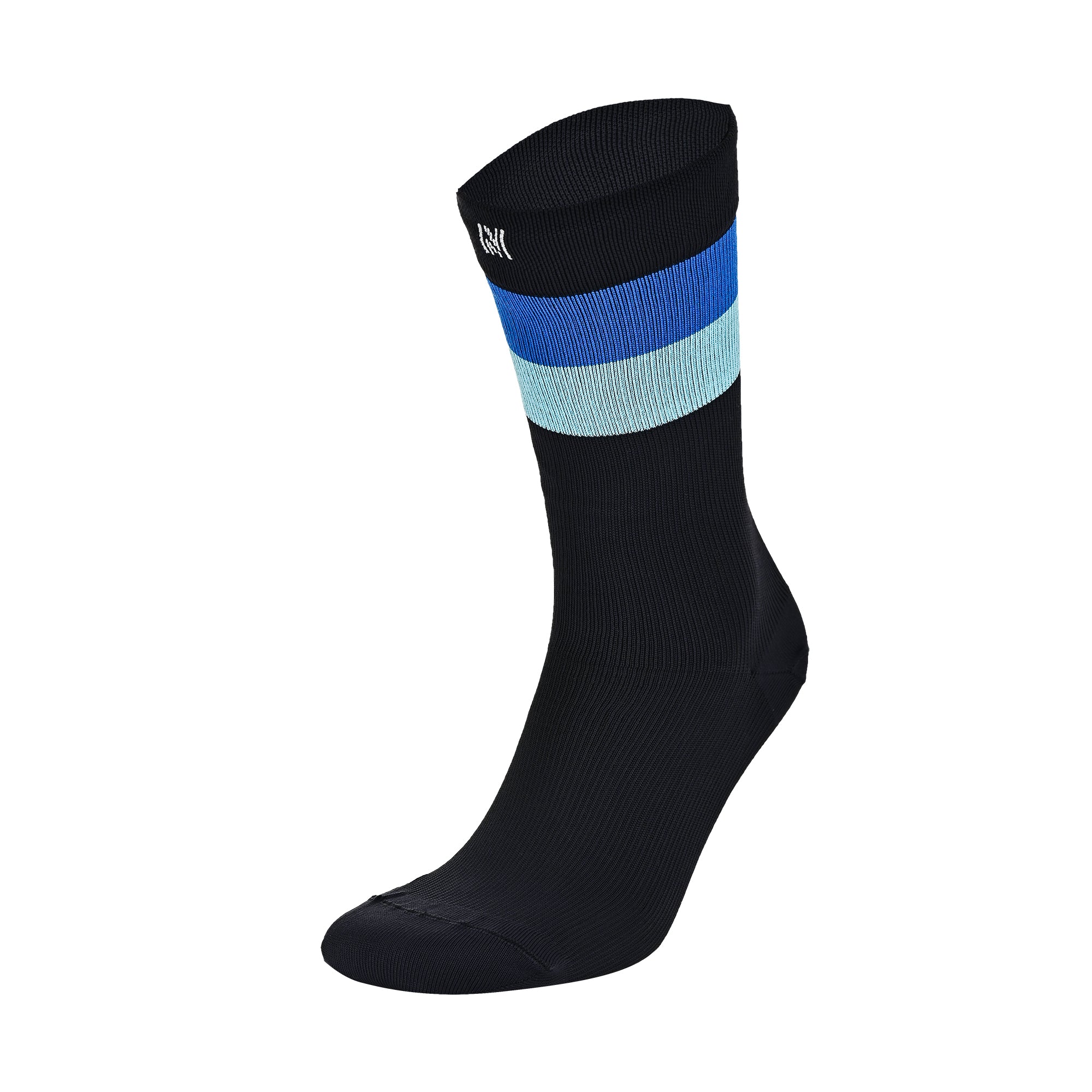 SEVILLA Crew Gelişmiş Nem Kontrollü Light Compression Profesyonel Koşu Çorabı - Siyah - 7