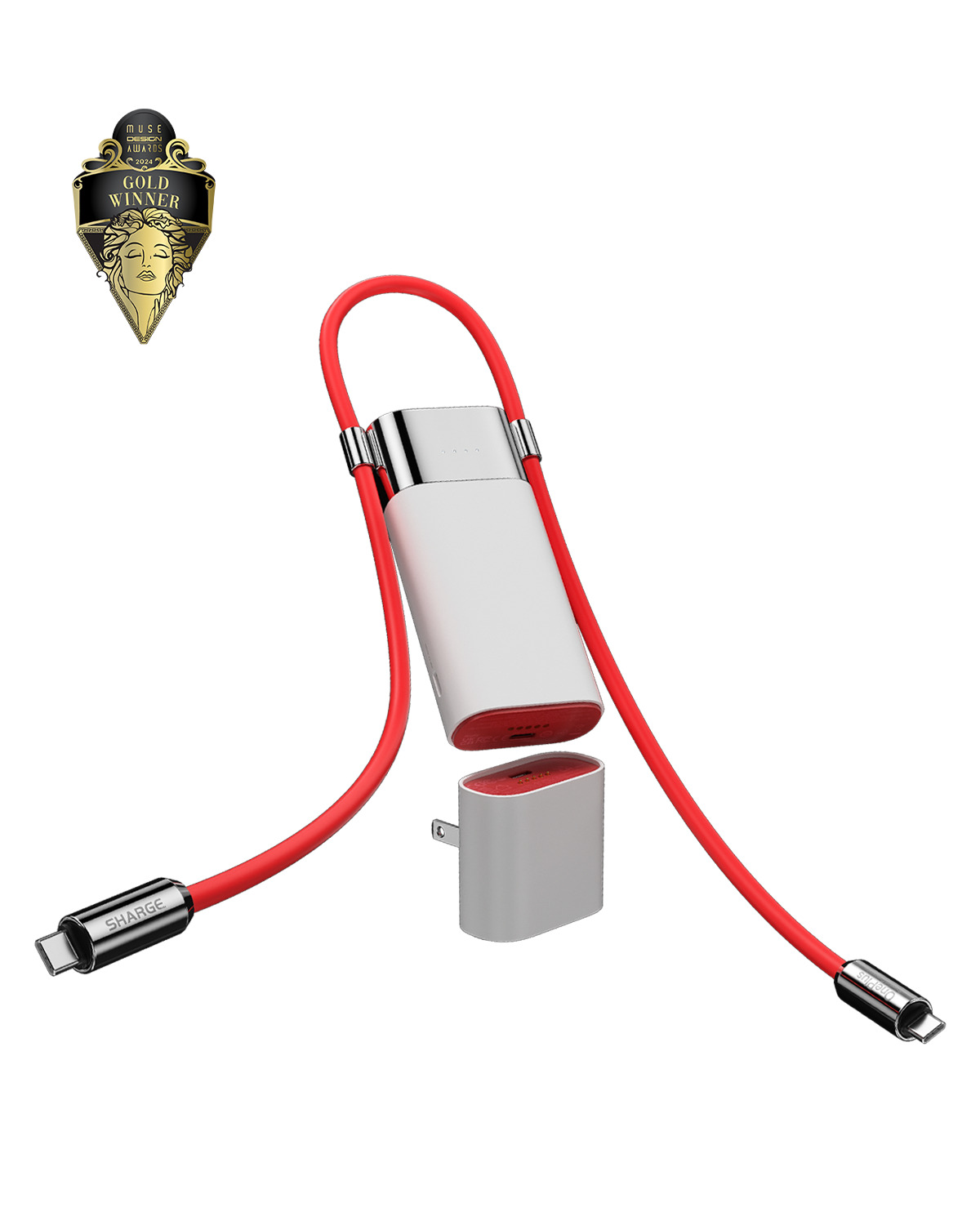 Sharge Pouch 3 ü 1 arada PowerBank