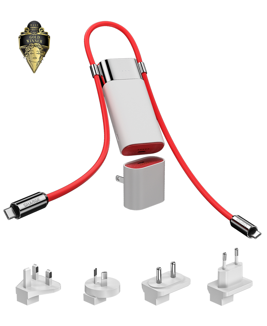 Sharge Pouch 3 ü 1 arada PowerBank - 3