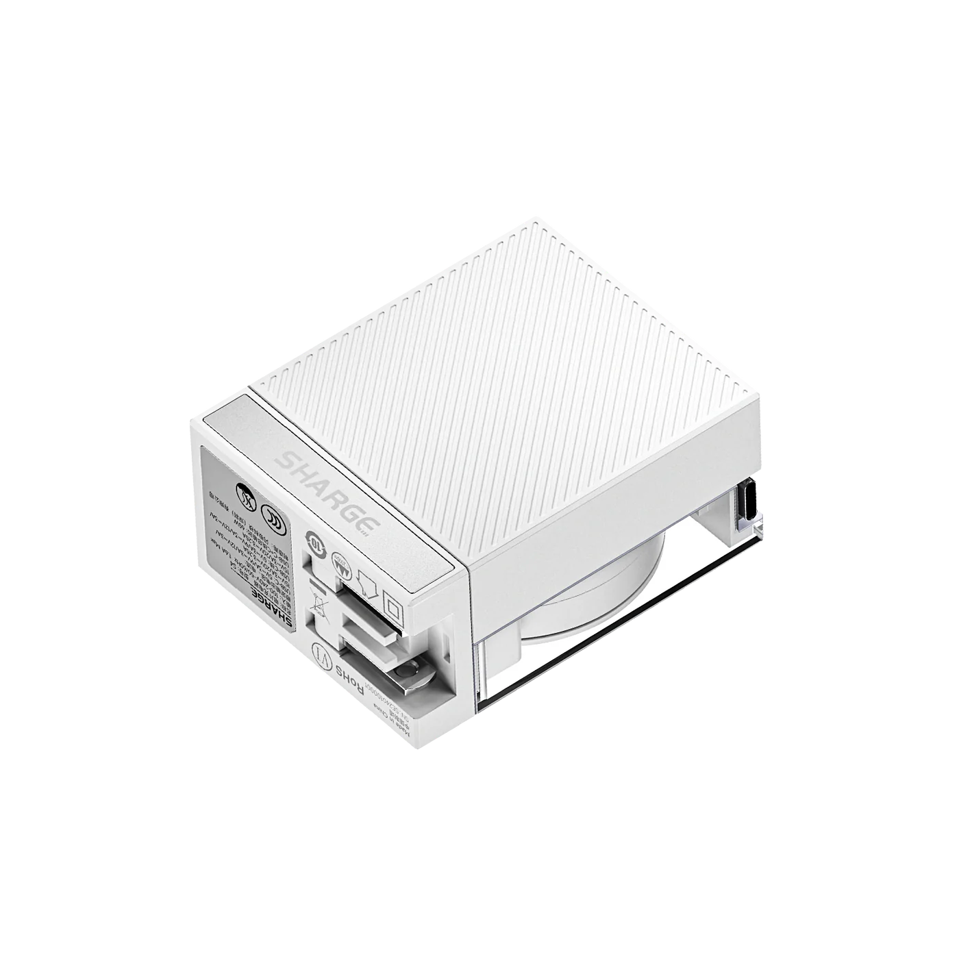 Sharge Retractable 65 GaN Şarj Cihazı Beyaz