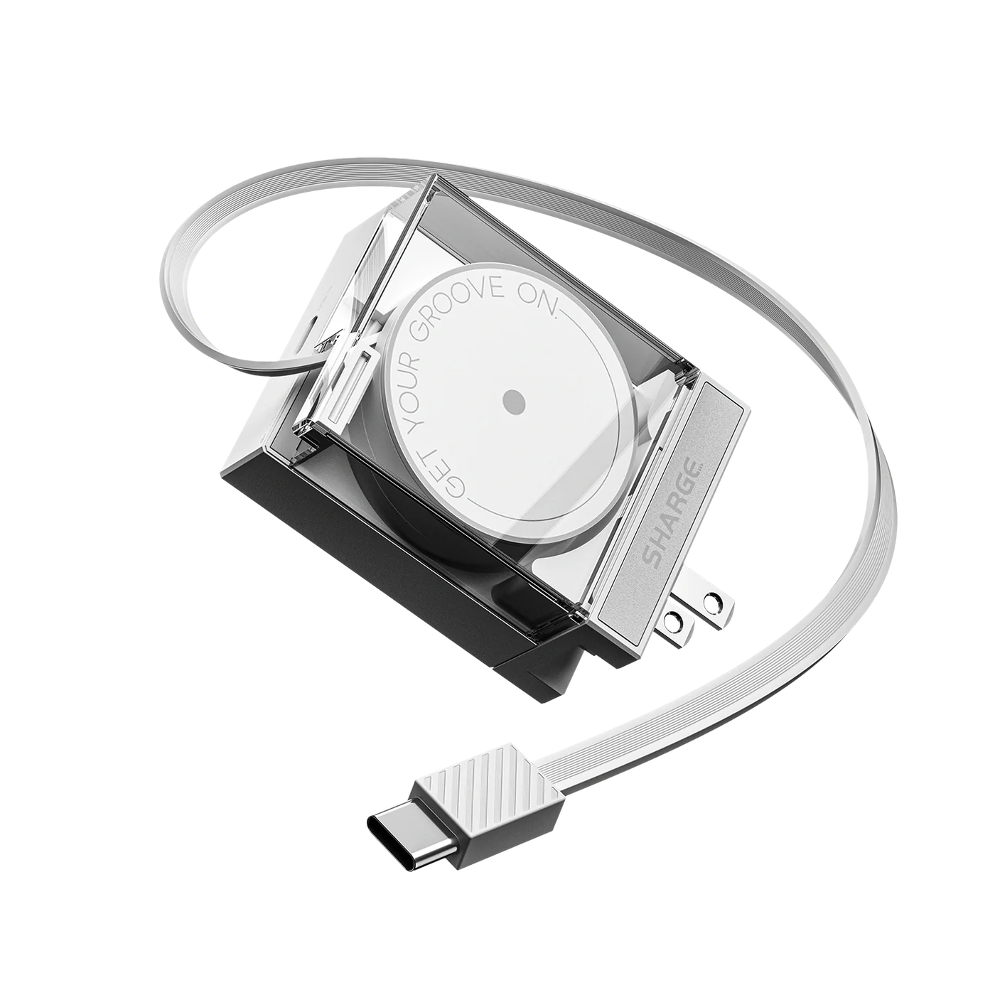 Sharge Retractable 65 GaN Şarj Cihazı Beyaz - 4
