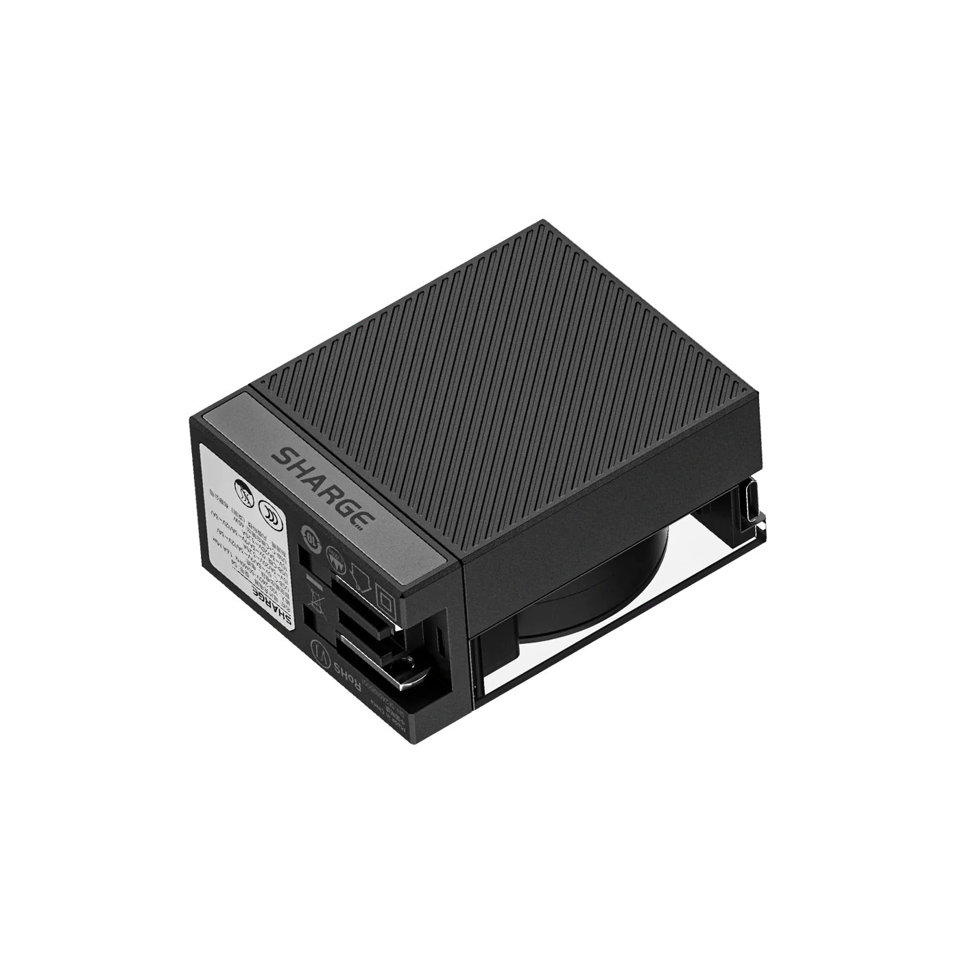 Sharge Retractable 65 GaN Şarj Cihazı Siyah - 2