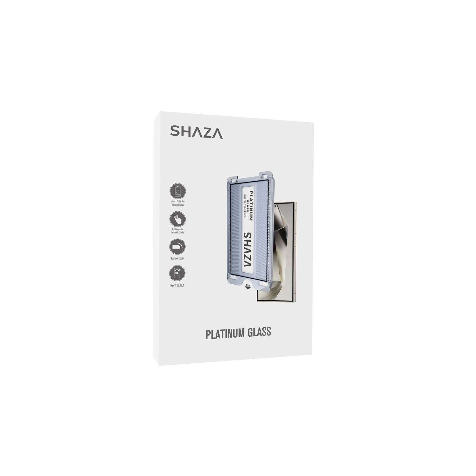 SHAZA Aırglass Akıllı Uygulama Kutusu Cam Ekran Koruyucu Samsung S26 Ultra