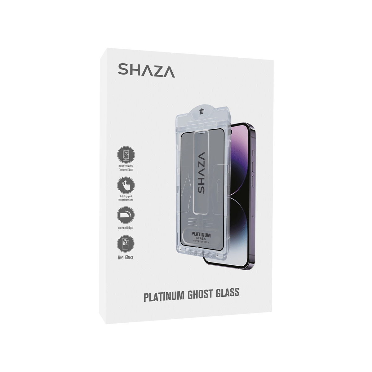 SHAZA Aırglass  Privacy İki Yönlü Gizlilik Filtreli Uygulama Aparatlı Cam Ekran Koruyucu Iphone 16 Pro Max - 2