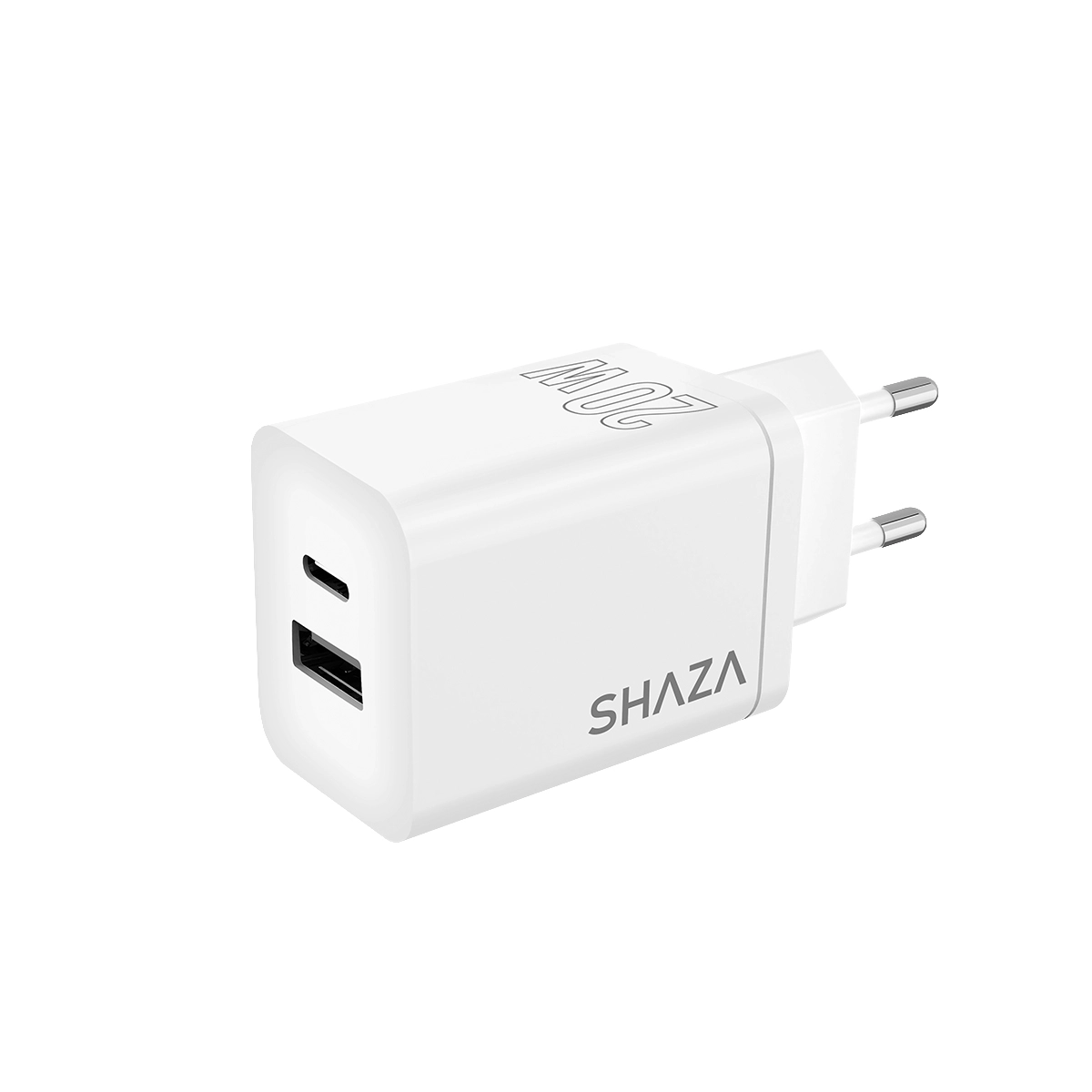 SHAZA Çift Çıkışlı Usb QC3.0& Type-C PD 20W  Şarj Adaptörü    1500