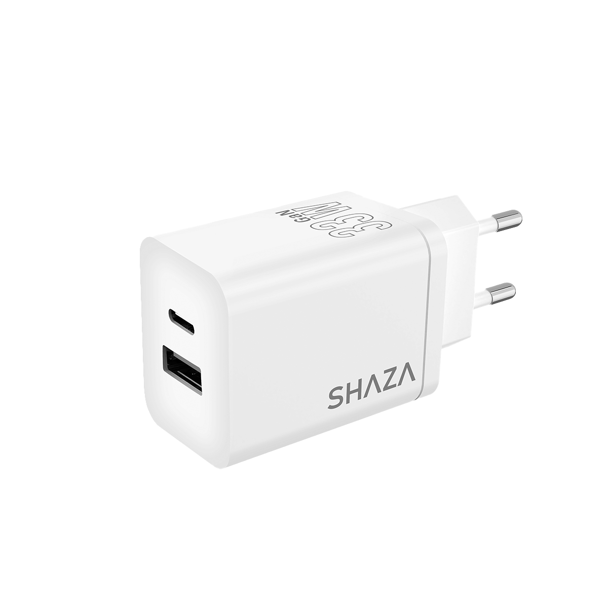SHAZA Çift Çıkışlı Usb QC3.0& Type-C PD 33W  Şarj Adaptörü     1000 - 2