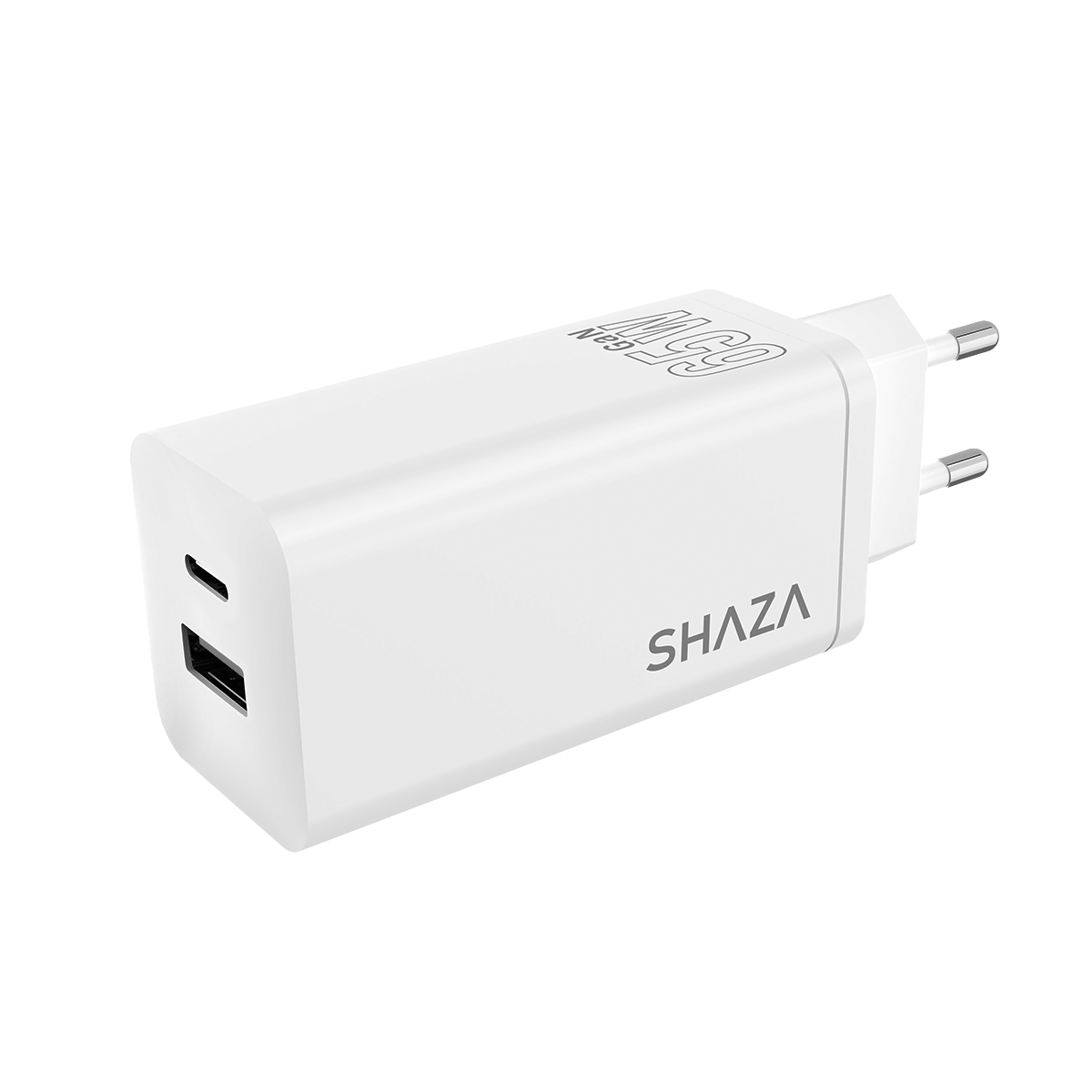 SHAZA Çift Çıkışlı Usb QC3.0& Type-C PD 65W  Şarj Adaptörü