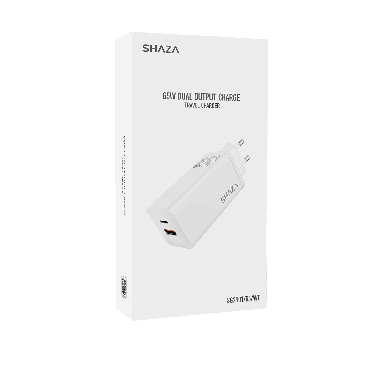 SHAZA Çift Çıkışlı Usb QC3.0& Type-C PD 65W  Şarj Adaptörü - 2