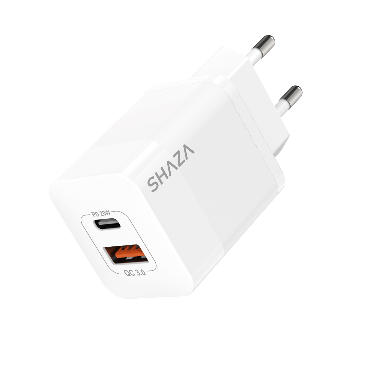 SHAZA Çift Çıkışlı Usb Type-C & QC3.0 PD 20W  Şarj Adaptörü - 2