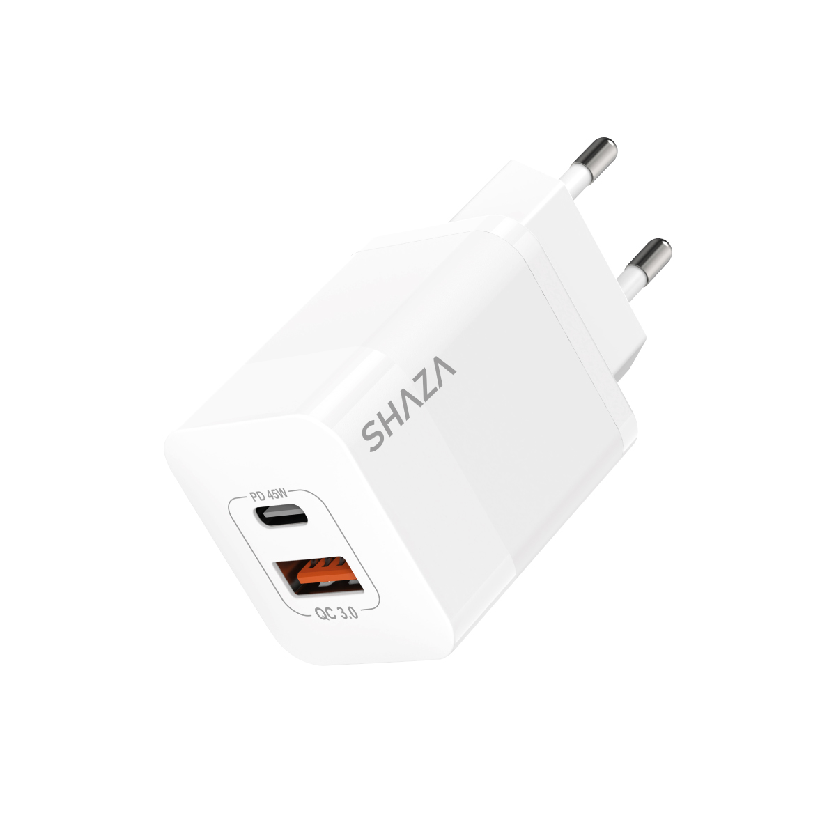 SHAZA Çift Çıkışlı Usb Type-C & QC3.0 PD 45W  Şarj Adaptörü - 2