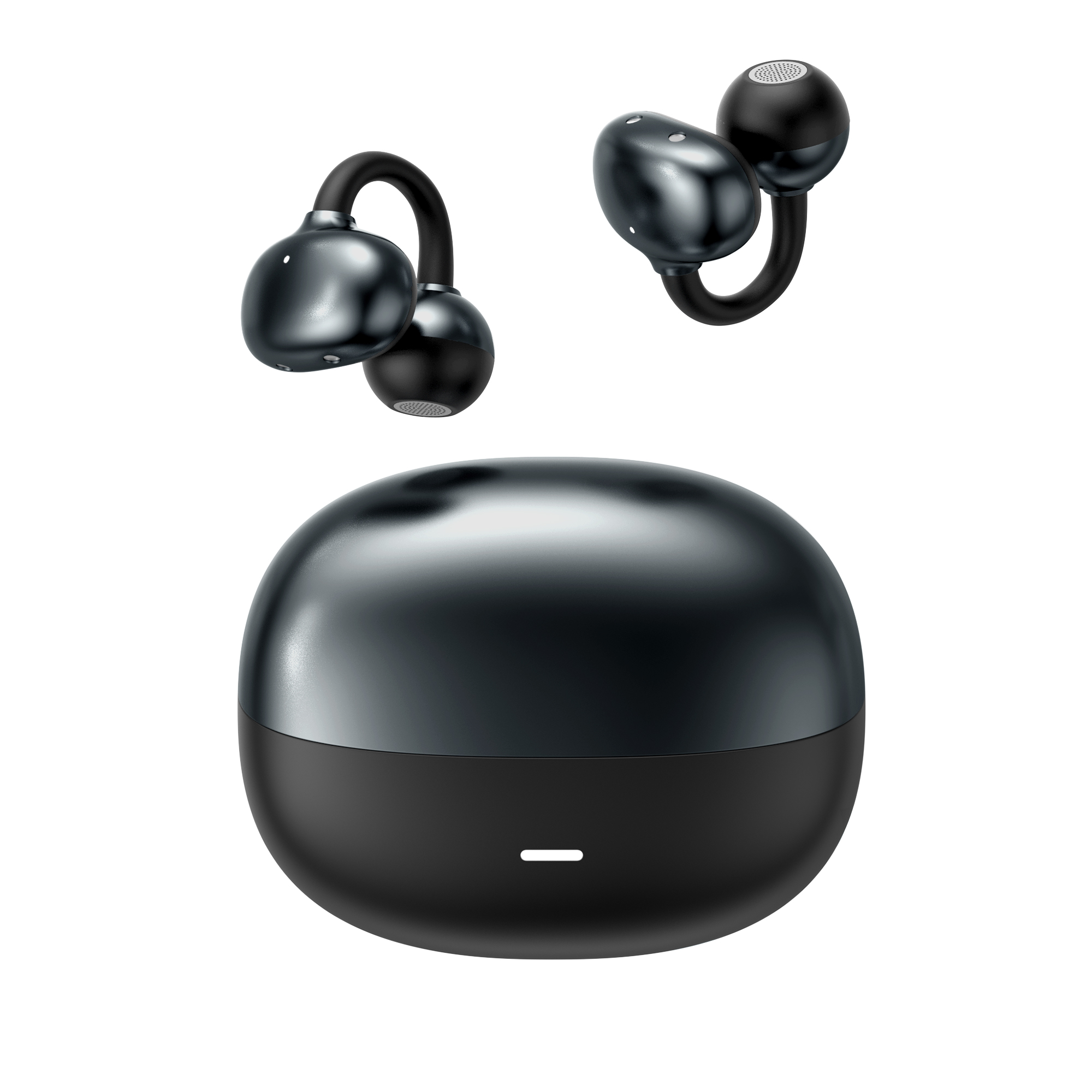 Shaza Kulak Dışı Klips Bluetooth Kulaklık Siyah - 2