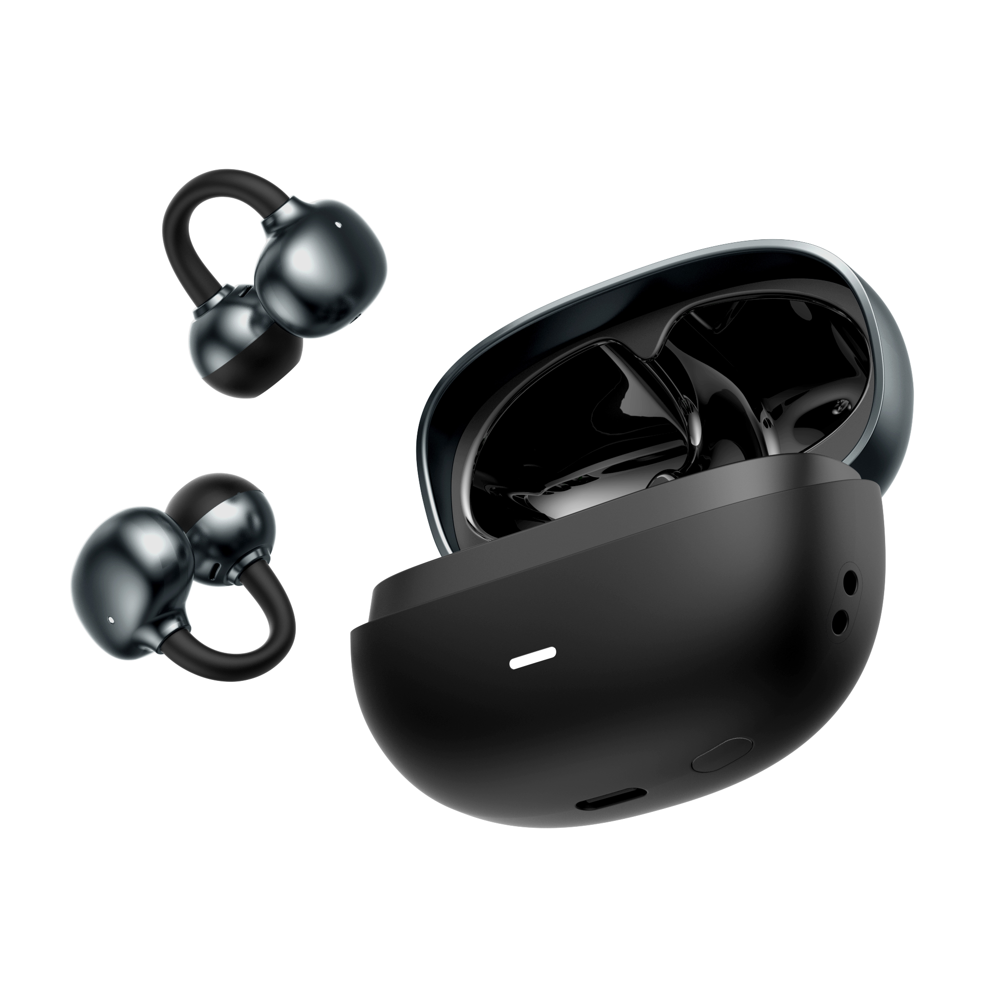 Shaza Kulak Dışı Klips Bluetooth Kulaklık Siyah - 4