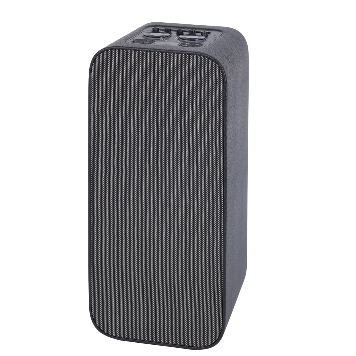 SHAZA Synthetic Leather Akustik Girişli 130W,70cm Büyük Boy Hoparlör/Siyah