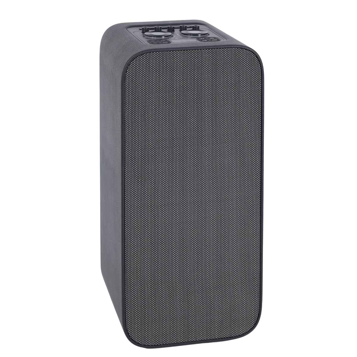 SHAZA Synthetic Leather Akustik Girişli 130W,70cm Büyük Boy Hoparlör/Siyah - 2