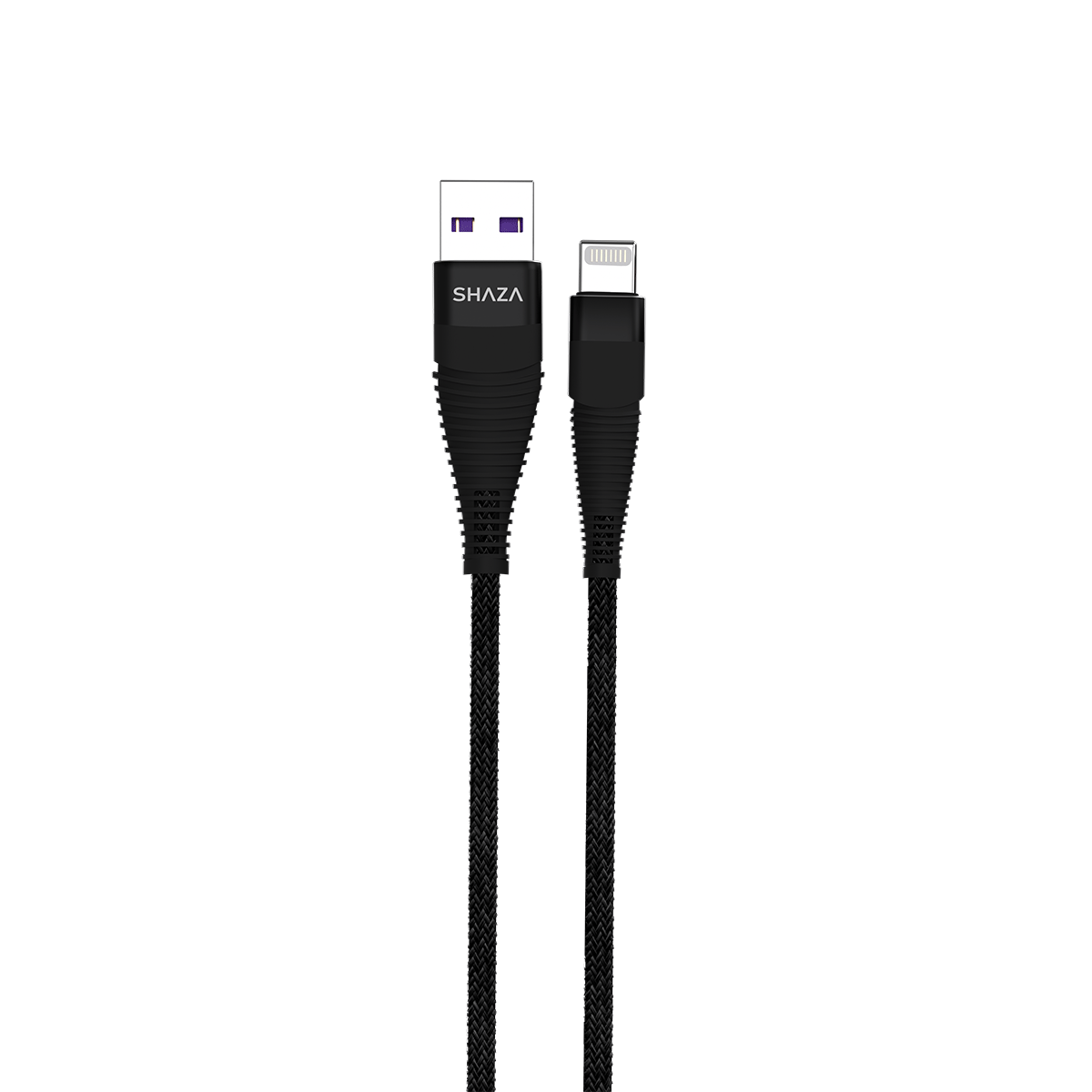 SHAZA Usb-A To Lightning 5A 100W Örgülü Hızlı Şarj ve Data Kablosu
