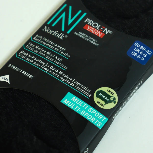 SHELDON Merino Yünü Outdoor Yürüyüş Çorapları 2'li Paket Açık Gri - 3