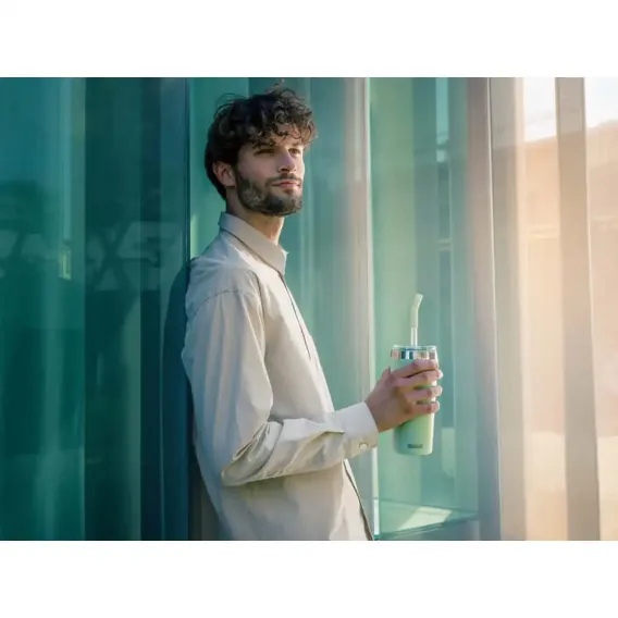 Sigg 6015.70 Helia 0,60L Çelik Termos, Yeşil - 6