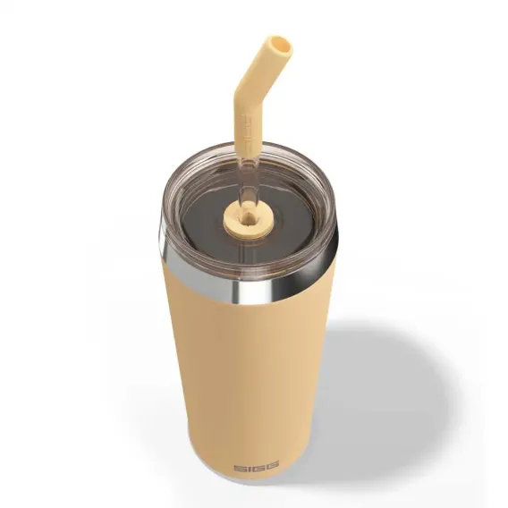 Sigg 6015.50 Helia 0,60L Çelik Termos, Somon - 2