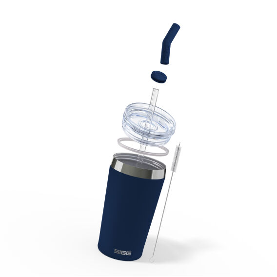 Sigg 6015.20 Helia 0,45L Çelik Termos, Koyu Mavi - 5