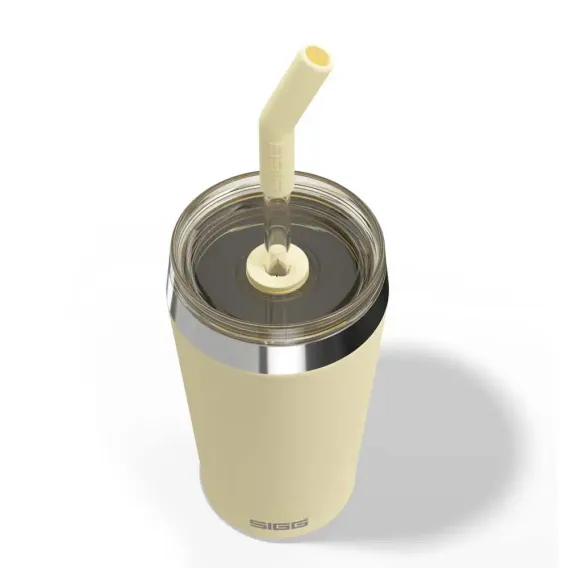 Sigg 6015.40 Helia 0,45L Çelik Termos, Sarı - 2