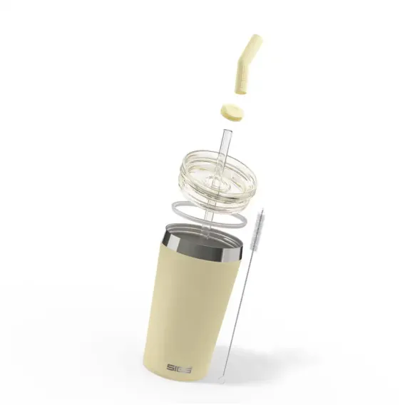 Sigg 6015.40 Helia 0,45L Çelik Termos, Sarı - 6