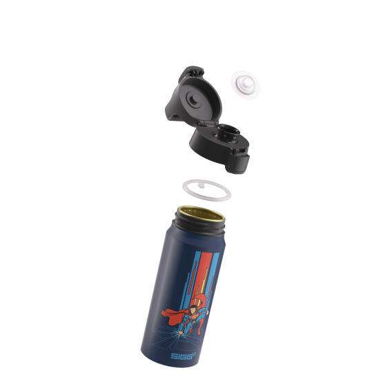 Sigg 6189.90 WMB One 0,6L Çocuk Matara, Superman Blue - 4