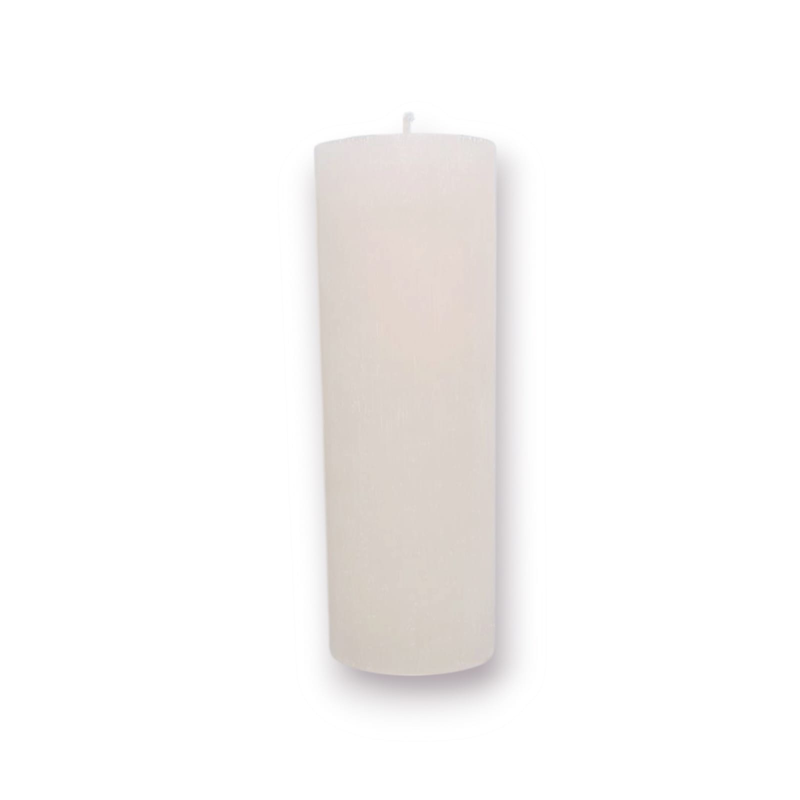 silindir mum çap 7×20 cm krem