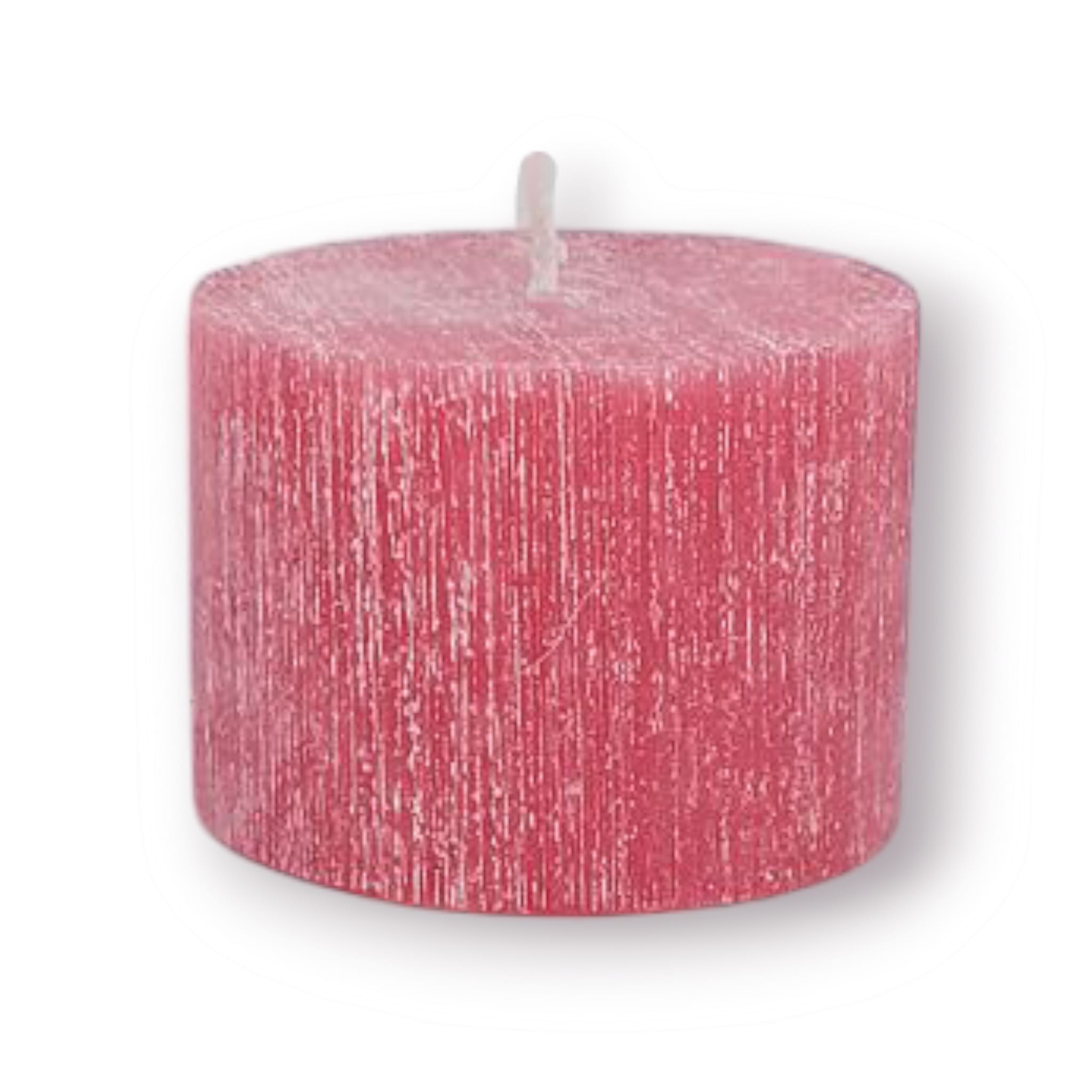 silindir mum çap 7×5 cm kırmızı