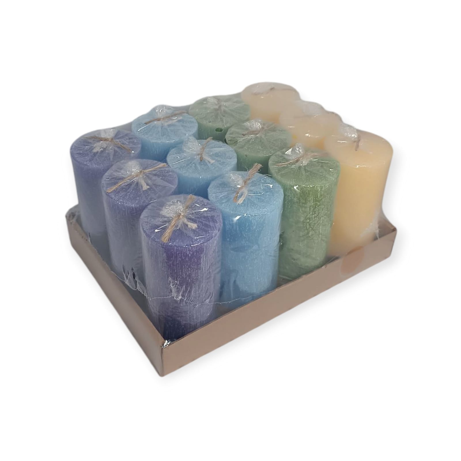 silindir mum kokusuz 5×10 cm 12’li pk. (2.grup)