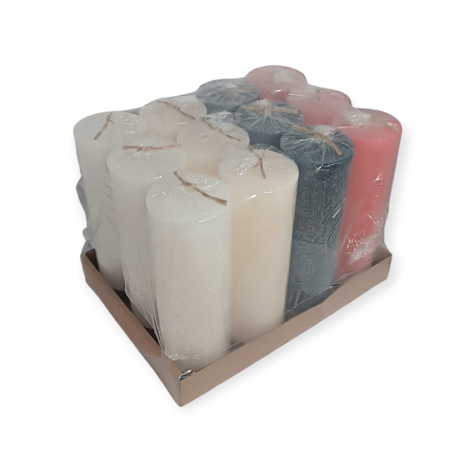 silindir mum kokusuz 5×15 cm 12’li pk. (1.grup)